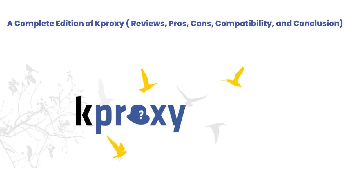 A Complete Edition of Kproxy ( Reviews, Pros, Cons, Compatibility, and Conclusion)