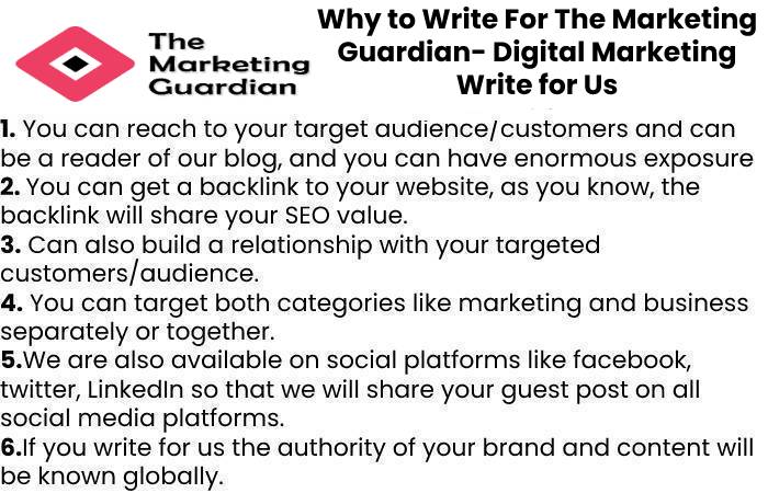 Why to Write For The Marketing Guardian- Digital Marketing Write for Us