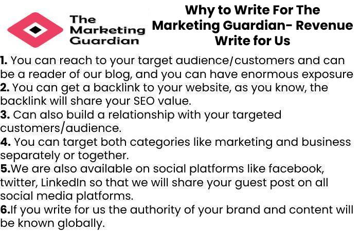 Why to Write For The Marketing Guardian- Revenue Write for Us