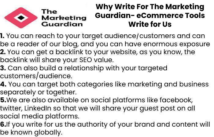 Why Write For The Marketing Guardian- eCommerce Tools Write for Us