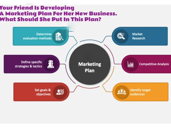 Your Friend Is Developing A Marketing Plan For Her New Business. What Should She Put In This Plan_